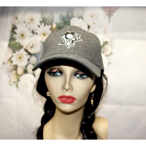 Pittsburgh Penguins Hat Cap Men’s Gray NHL Hockey Strapback PPG Soft Unisex - Picture 2 of 5